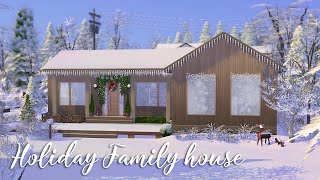 Holiday Family house | Stop Motion build | The Sims 4 | NO CC