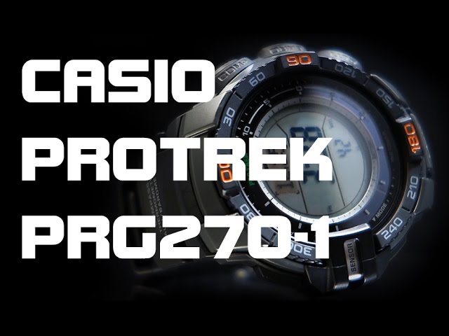 reloj deportivo hombre Solar Casio PRO TREK PRG-240T-7 Titanium
