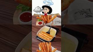 Palitinhos de batata com  queijo