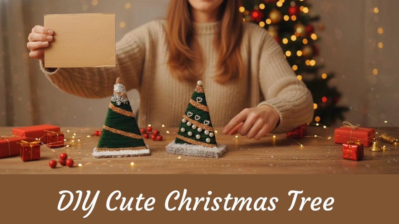 Cute & Easy Christmas Tree DIY 🎄🎁✨