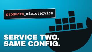 Starting the second microservice: Docker, config, and shared logging