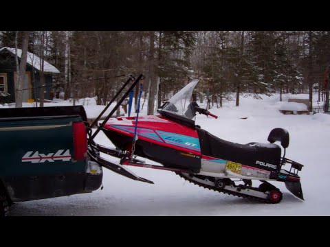 Snowmobile Lift System The Very Simple Homemade Way
