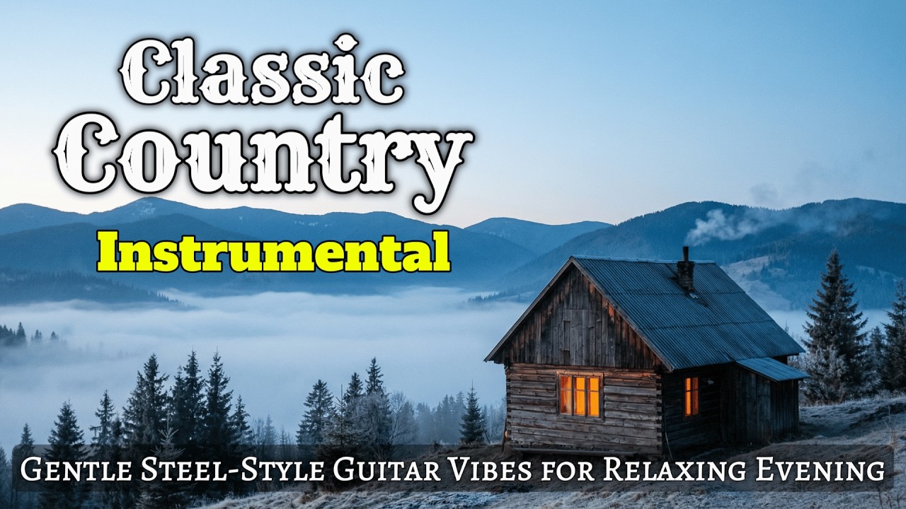 Classic Country Instrumental – Gentle Steel Guitar Vibes for Relaxing Evening | No.02 (1-2 Hours)