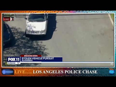 LIVE Los Angeles Police Chase - YouTube