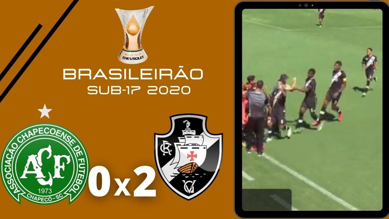 Juvenil: Assista aos melhores momentos de Chapecoense 0 x 2 Vasco, pelo Brasileiro Sub-17