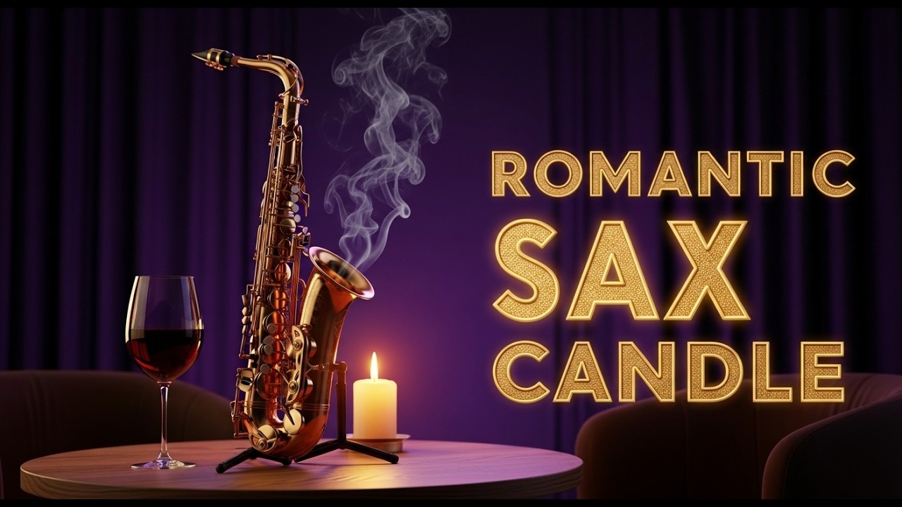 Romantic Sax Candle Nights | Melodías Suaves y Elegantes de Bolero Latino