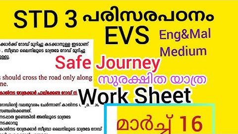 #class3evs #std3evs @itsvicters  I KITE VICTERS STD 3 Environment Studies Work Sheet March 16