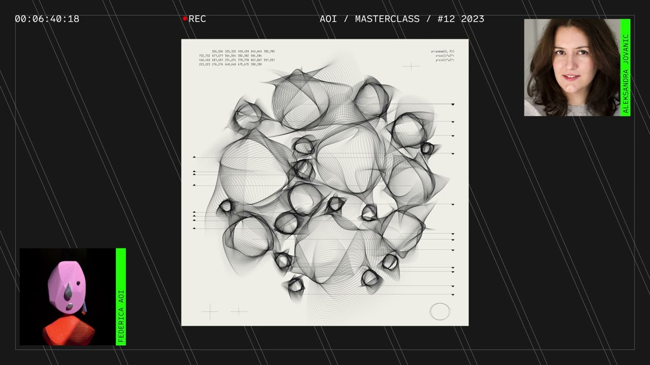 AOI Masterclass | Deconstructing Generative Shapes with Aleksandra Jovanic