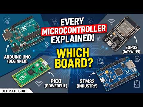 Every Type of Microcontroller Explained | Arduino, ESP32, STM32 & More