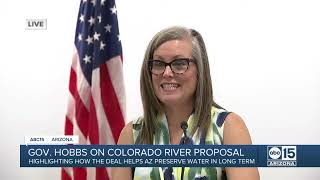 Gov. Hobbs discusses Colorado River proposal