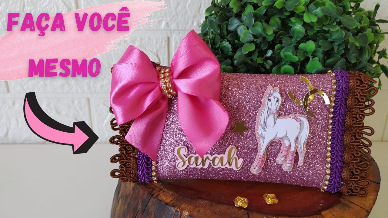 Diy personalizados de luxo para festa infantil! Como fazer bolsinha de E.v.a