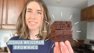 Trying @JoshuaWeissman&#39;s Chewy Brownies