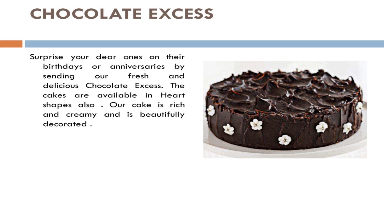 Order Online Exotic Chocolate Cakes in Vizag