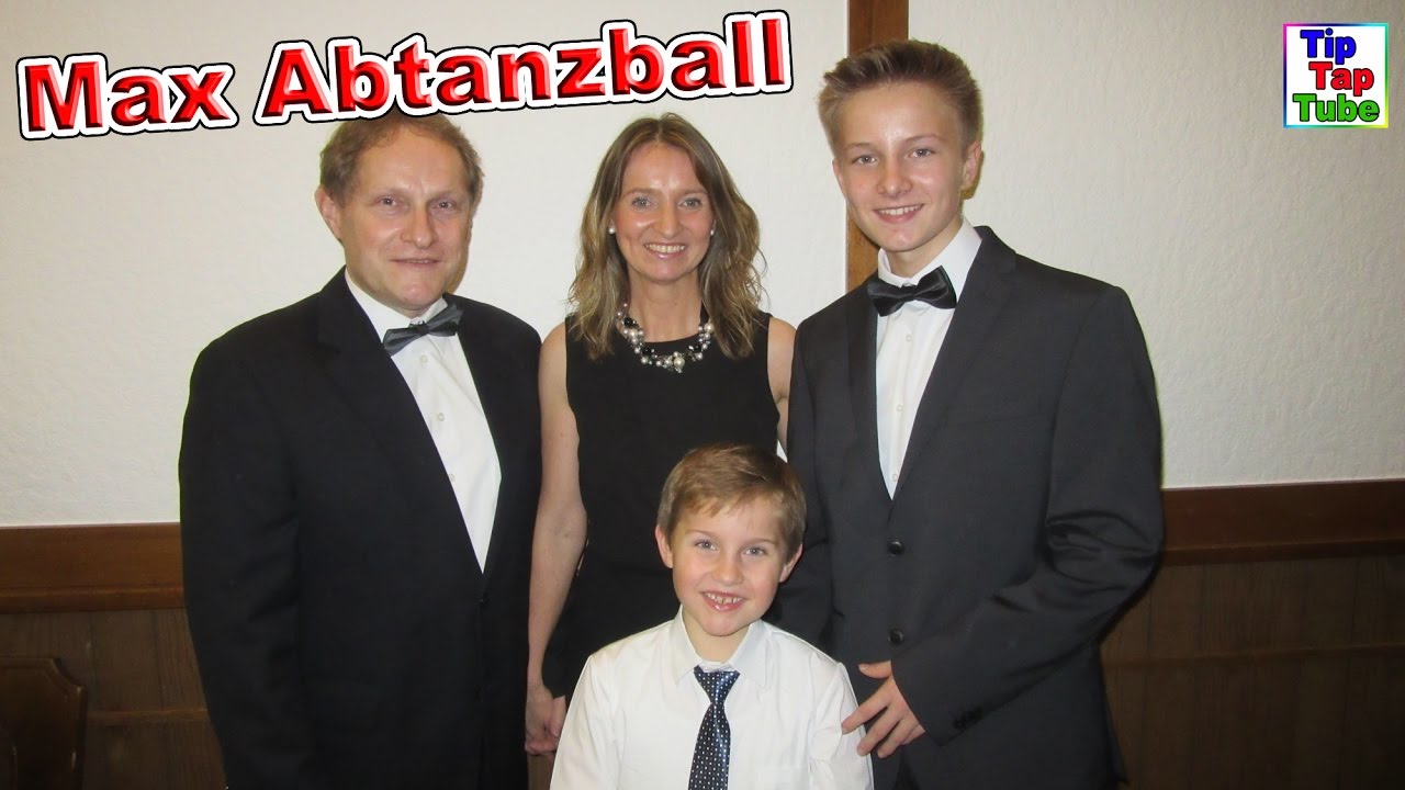 Max' Abtanzball Tanzschule mit der ganzen Familie | Vlog TipTapTube