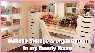 My Beauty Room Series Vlog Kallax Shelf Unit My Makeup Storage Organization