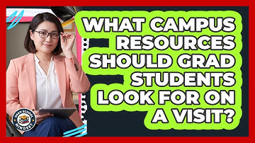 What Campus Resources Should Grad Students Look For On A Visit? - Grad School Mindset