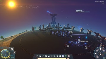 Dyson Sphere Program shooting Solar Sails