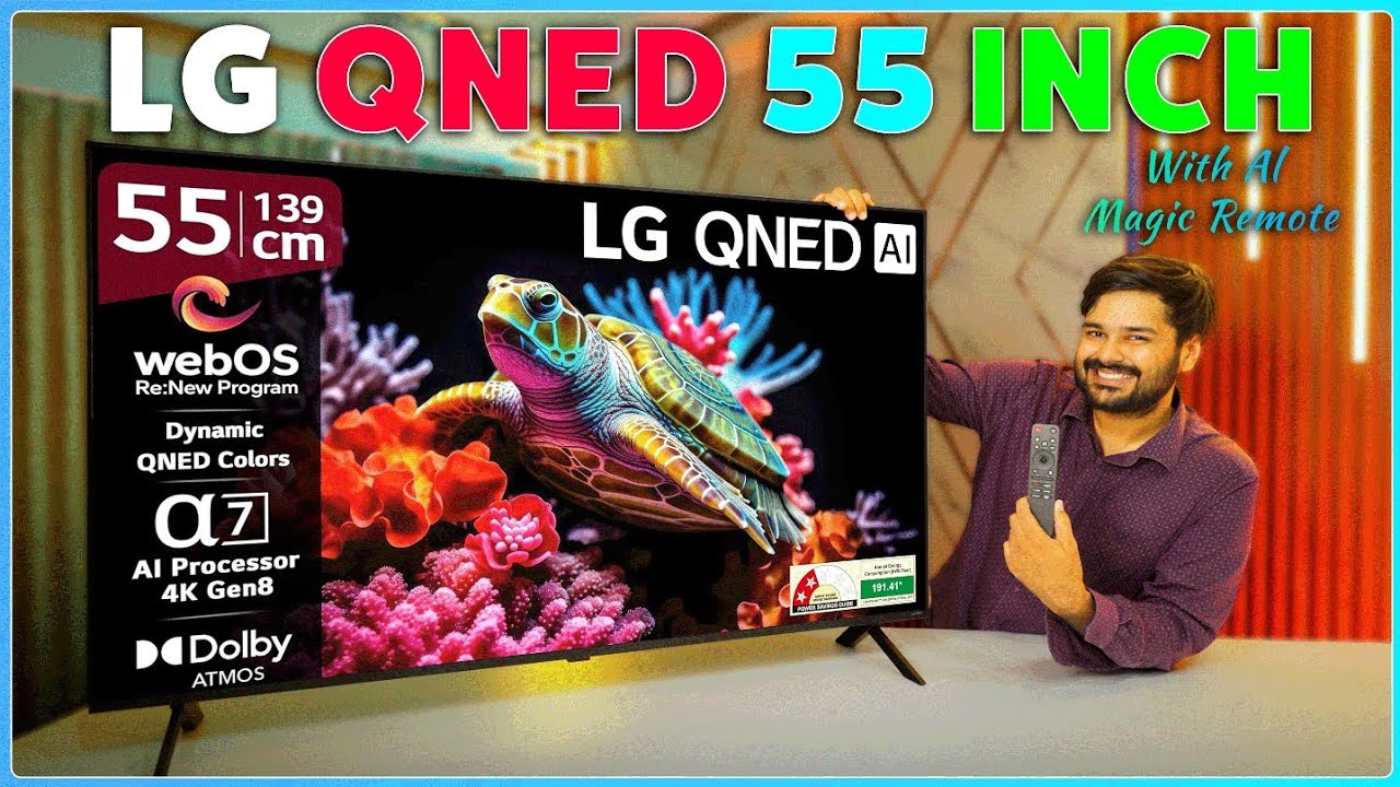 LG QNED 8AA 55" 2025 REVIEW  I Couldn’t Believe The Picture 📸 PS5 Gaming 🎮 Dolby Atmos 🎧 AI Remote!