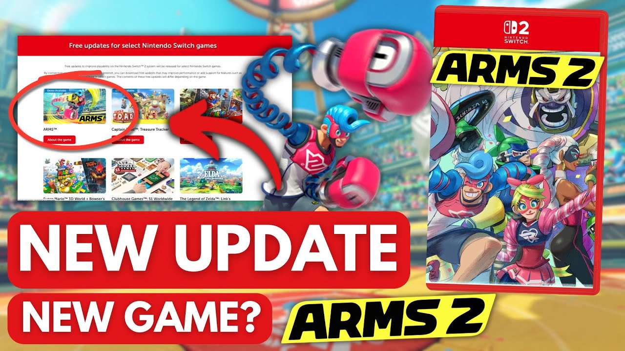 Nintendo Updating ARMS In 2025! Could ARMS 2 Come to Switch 2? - YouTube
