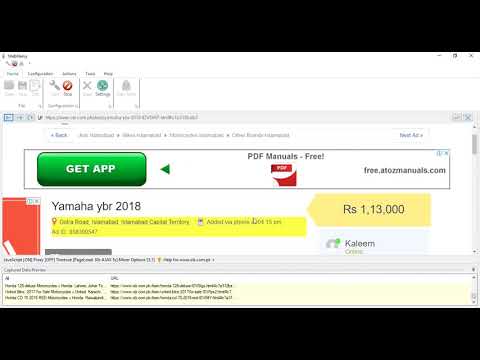 How to capture images and telephone numbers from OLX.com.pk listings using Webharvy