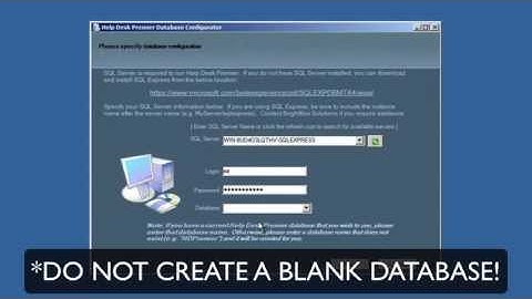 Help Desk Premier Installation