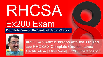#RHCSA 9 Linux ssh and scp | RHCSA 8 Complete Course | Linux Certification | Ex200 Certification