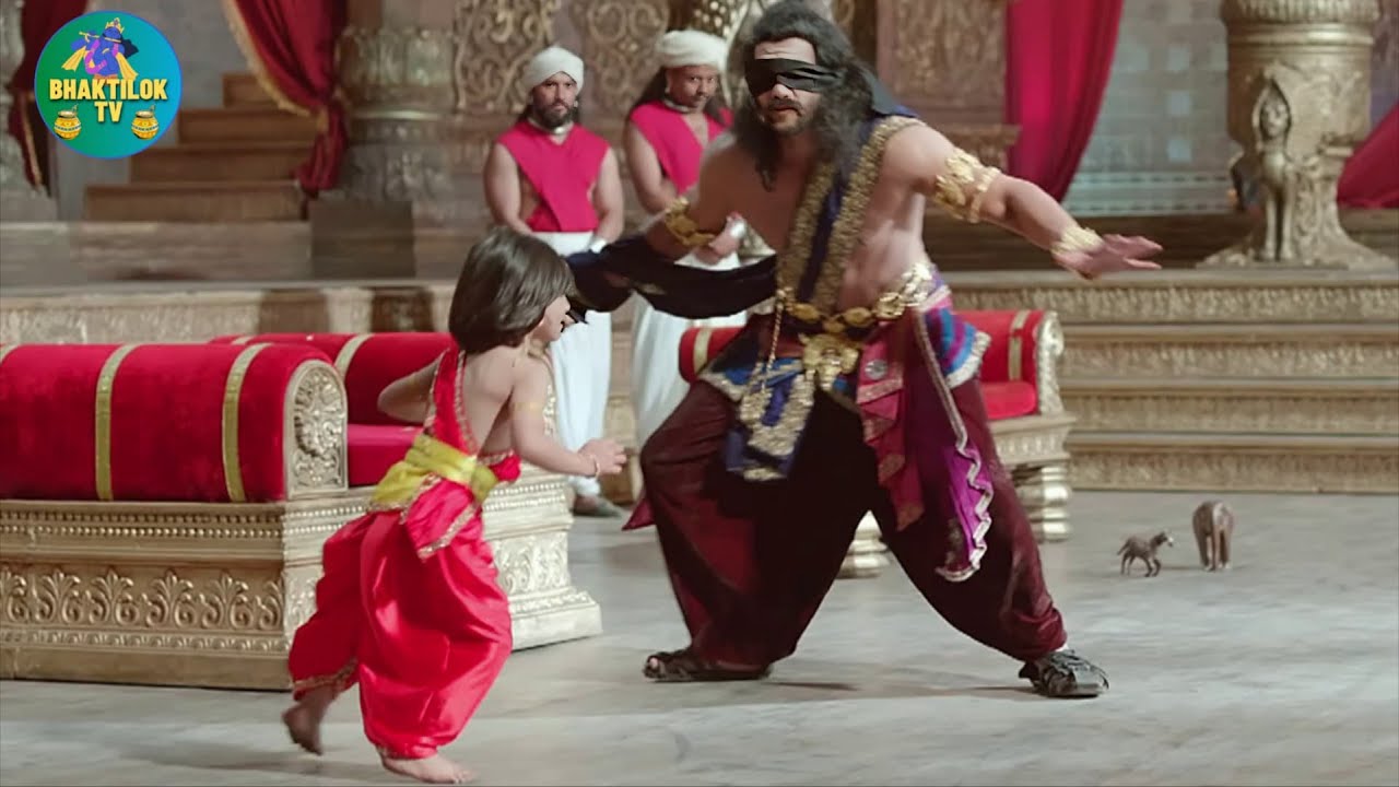 जब कान्हा ने अपने मामा कंस के साथ आंख मिचौली खेली || Yashomati Maiyaa ke Nandlala