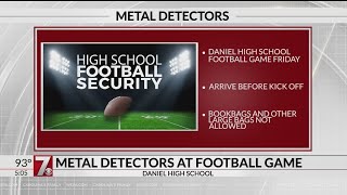Metal detectors to be used at Seneca vs. Daniel football game screenshot 5