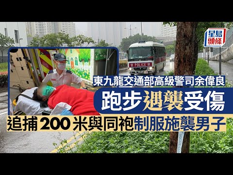 襲警案｜東九龍交通部高級警司跑步遇襲 眼鼻受傷送院 牛頭角｜太子道東｜采頤花園｜東九龍｜警司｜余偉良｜遇襲｜精神紊亂｜襲警｜星島頭條｜港聞