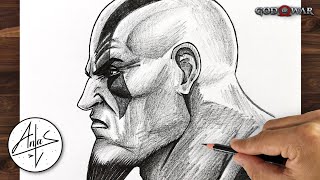 How To Draw KRATOS | God of War Drawing Tutorial (step by step)