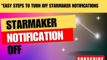 How to Turn Off Star Maker Notifications। starmaker notification off। #StarMaker #starmakerlite
