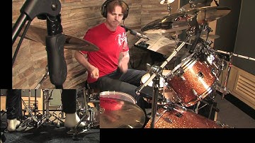 Drum Lesson No.23: Linear Fills Lesson # 3. Single Drops: in 5 & 3 Explained By CHRIS BRIEN in HD