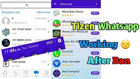 Tizen WhatsApp Use After WhatsApp Ban || Payel Tech