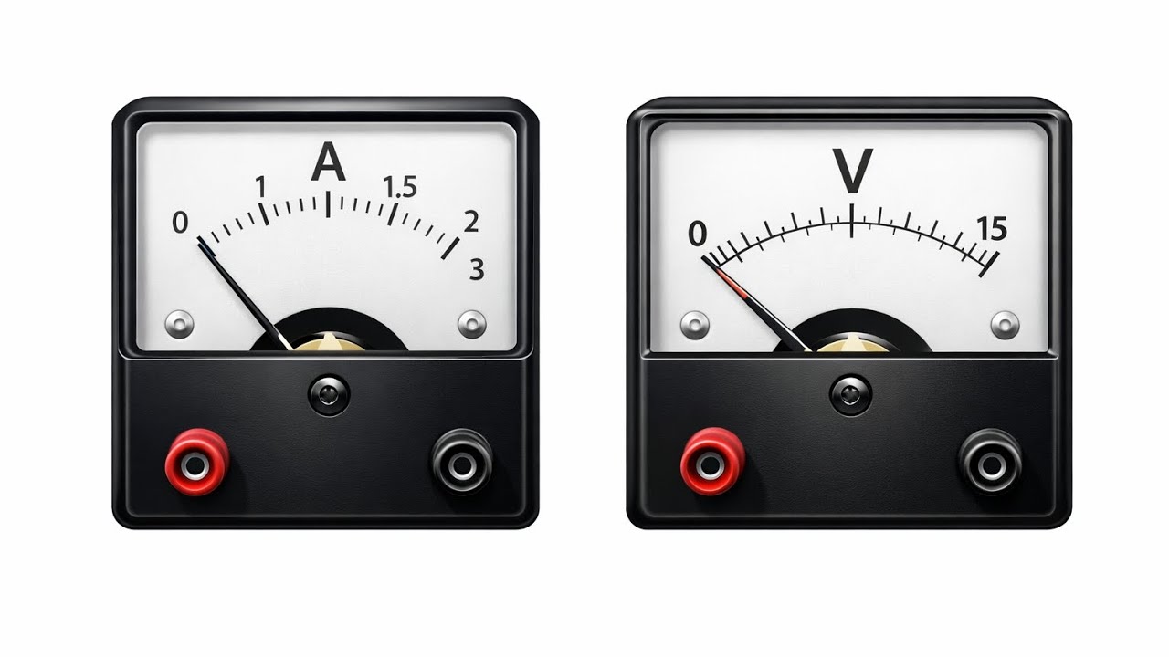 أساسيات الفيزياء الكهربية الاميتر و الفولتميتر