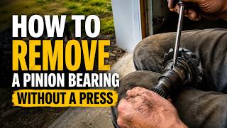 How to remove a pinion bearing without a press - Remove Carrier bearings without the proper tool.