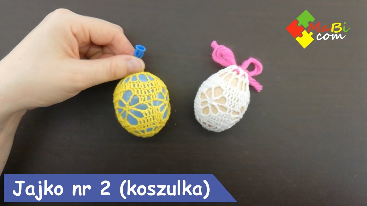 Szydełkowe jajko Wielkanocne nr 2/Crochet Easter egg No 2