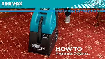How to use your Hydromist Compact carpet extractor