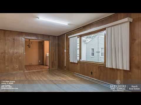 1135 White Avenue, Aurora, IL home video tour