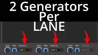 Process 2 generators sepatrately within 1 effect LANE! - Phase Plant Tutorial