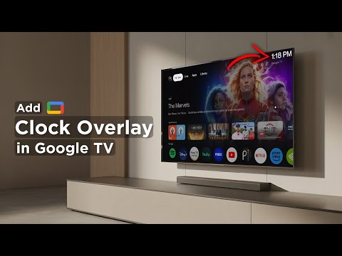 How to Add Clock Overlay in Google TV! ⏰