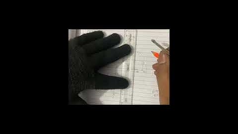 Representation of square root 9.8 on number line.