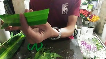 Hướng dẫn  cách tỉa lá thiết mộc lan dùng trong cắm hoa tươi