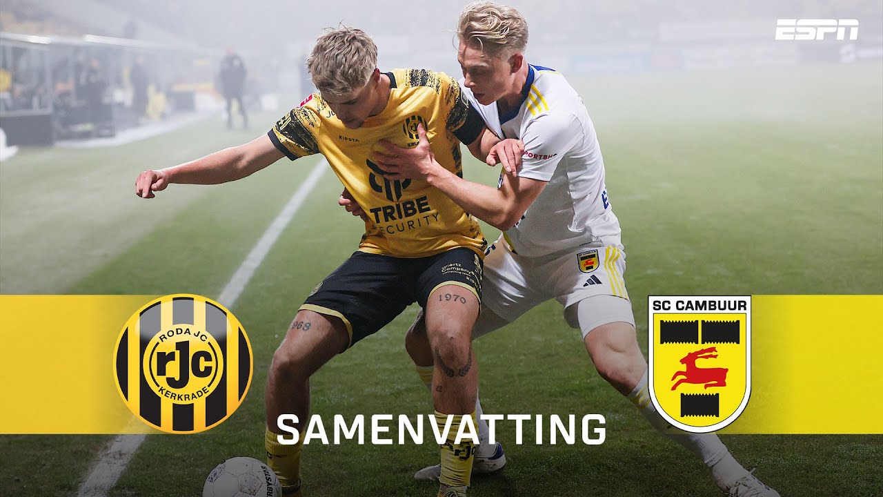💪 HEERLIJK voetbalgevecht wordt beslist in SLOTFASE ⏰ | Samenvatting Roda JC - SC Cambuur