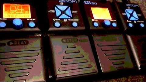 Zoom G1on multi effects experiment