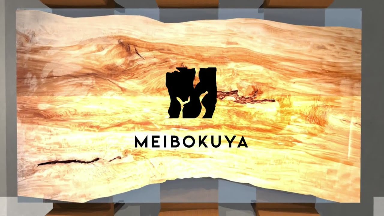 銘木屋 -MEIBOKUYA- 栃 一枚板 オーダーメイドテーブル｜自然美と唯一無二の存在感