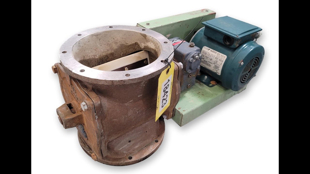 Used 8" Mikropul Stainless Steel Rotary Airlock Valve Type 68