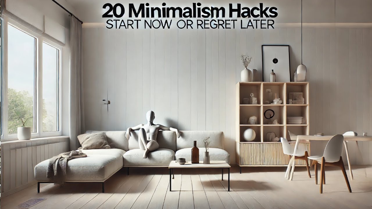 20 Minimalism Hacks to Start Now or Regret Later - YouTube