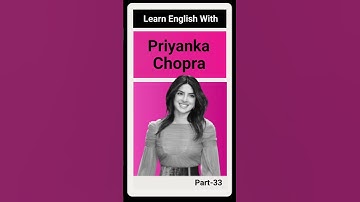 Learn English With Priyanka Chopra