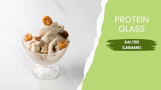 Protein Salted Caramel glass – krämig proteindessert