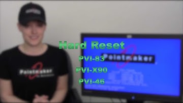 Factory Default Reset on PVI-83, PVI-X90, & PVI-46